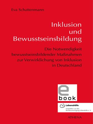 cover image of Inklusion und Bewusstseinsbildung